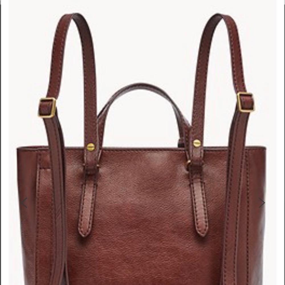 Fossil Camilla leather convertible backpack